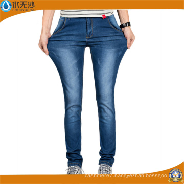 Factory OEM Basic Skinny Jeans Blue Denim Pants for Men